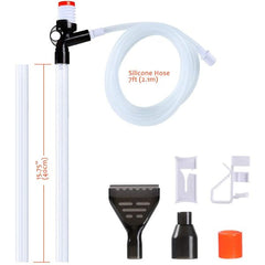 Aquarium Gravel Siphon Cleaner with Adjustable Water Flow Controller