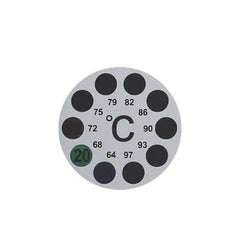 Aquarium Thermometer Strip, 64℉ to 93℉ & 18℃ to 34℃ Adhesive Sticking