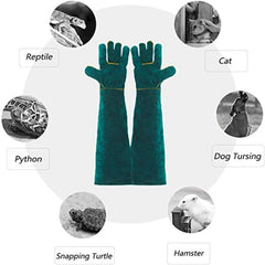 Animal Handling Gloves Bite Proof, 60CM Durable Bite Resistant Gloves