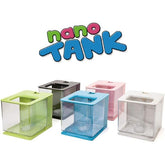 Nano Betta Tank with High Luminance LED Lamp Pink/Green/White/Black