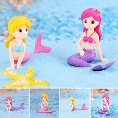 Aquarium Decoration Mermaid Cute Resin Toys for Aquarium