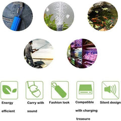 Portable Mini USB Aquarium Fish Tank Oxygen Air Pump