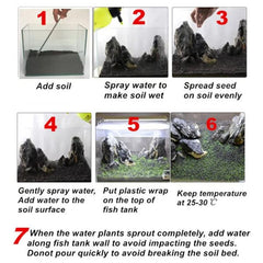 B&K Aquatics Water Grass Plant Seeds Fish Tank Aquarium Landscape 4 Types