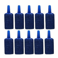 Small Air Stone Cylinder Blue Bubble Diffuser for Small Air Pumps