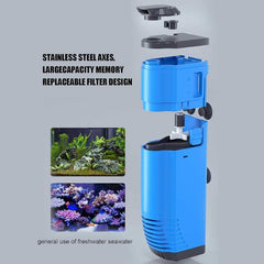 Submersible Aquarium Internal Filter 3W (210L/H)