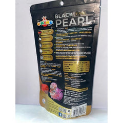 OKIKO Black Pearl 100g Flowerhorn Fish Food with Maximum red & Head Formula, Fastest Color Enhancer Within 7 Days