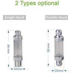 Aluminum CO2 Bubble Counter with Check Valve Single Head
