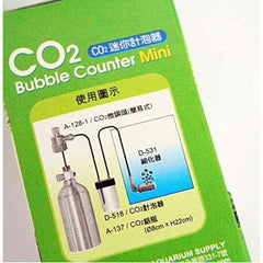 High Quality mini CO2 Bubble Counter UP D-518
