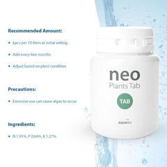 Aquario Neo Plants Root TAB – Root Fertilizer Tablets for Planted Aquariums