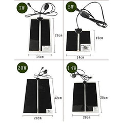 Reptile Heating Pad with Temperature Control, Adjustable Heat Mat for Reptiles Turtle, Aquarium Terrarium Heater 5W/ 7W/ 14W/ 20W/ 28W/ 35W