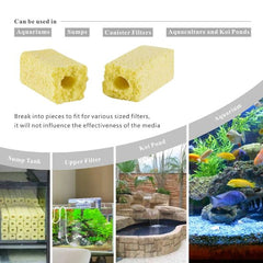 Yellow Bio Blocks Filter Media Small 9.5cm