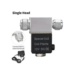 CO2 System DC 12V Output Solenoid Valve Single/Double Head
