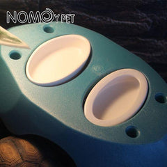 NOMOYPET Ceramic Reptile Food Water Bowl