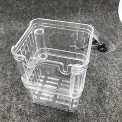 Aquarium Fish Isolation Breeder Box for Baby Fish & Shrimp 8.5x7.5x11.5cm