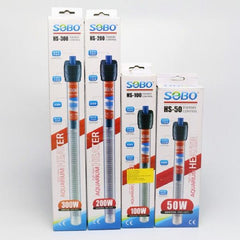 SOBO Glass Heater 25 W/50 W/100 W/ 200 W/ 300 W with Thermostat