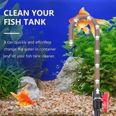 Aquarium Fish Tank Hook Water Changer, with Flow Switch