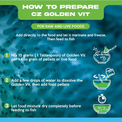 CZ Aqua Golden vit 70g Vitamin for Breeding Pairs