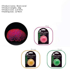 Artificial Swimming Luminous Glowing Effect Coral Decoration 4 Colors