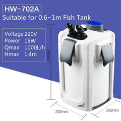 SUNSUN HW - 704B / 304B / 304A / 303B / 302A / 702A Canister Filter with/without UV Sterilizer