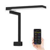 15W L-Shape Aquarium LED Light with APP Control – Black