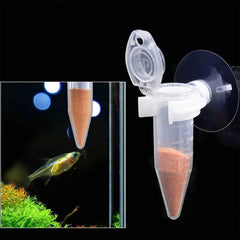 Mini Shrimp Hatchery Feeder Tube with Suction Cup 6cm - 4 pcs