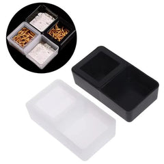 Feeding Box 2 in 1 Mini Plastic Reptile Food and Worm Dish Feeding