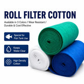 Aquarium Filter Sponge – Blue / White (50 x 100 cm)