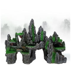 Mountain View Aquarium Ornament Decoration 31cm