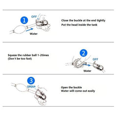 Aquarium Water Exchange Pipe
