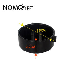 Small Reptile Black Bowl Designed for Reptiles Daily Feeding Durable and Easy to Clean