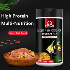 SUNSUN SL-24 Sliced Fish Food for Tropical Fish 260ML