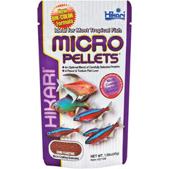 Hikari Tropical Micro Pellets Daily Diet for All Small Mouthed Fish Food 45g (1.58 oz)