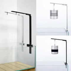 WEEK AQUA L-Shaped Aquarium Stand - Black - 16 mm