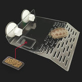 Turtle Floating Platform, Turtle Basking Platform Stand, Acrylic Terrace Turtle Bask Terrace Island Floating Basking Platform, Climb Terrarium Aquarium Tank 3 Sizes