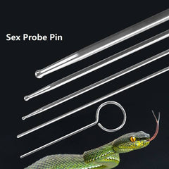 Snake Probe Kit 5 Pieces Round Ball Tip Professional Reptiles Snake Sexing Kit Probes Set
