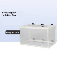Aquarium Nylon Mesh Breeder Box Floating Isolation Net 26.2*15*15CM (L)