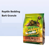 Organic Bark Chips Expandable Substrate Block for Reptiles, Snakes, Tortoise, and Amphibians, Natural Fiber Free Husks, Clean Breeding 650g