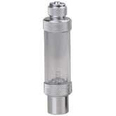 Aluminum CO2 Bubble Counter with Check Valve Single Head