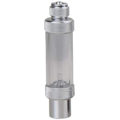 Aluminum CO2 Bubble Counter with Check Valve Single Head