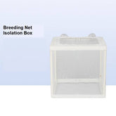 Aquarium Nylon Mesh Breeder Box Floating Isolation Net 16.2*14*15.3CM (S)