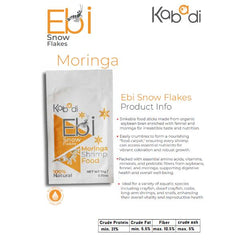 Kabadi Moringa Shrimp Food 10g Ebi Snowflakes