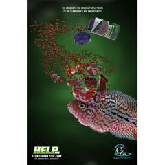 HELP Flowerhorn Fish Food 100g for Monster KOK and Good Shape