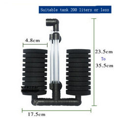 Double Bio Sponge Filter XY-2822