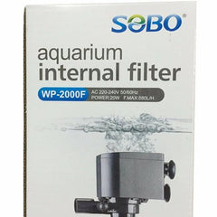 SOBO Submersible Internal Filter 20W 880 l/hr WP-2000F - 2 Layer
