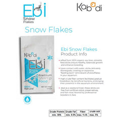 Kabadi Snow Flakes Premium Shrimp Food 10g