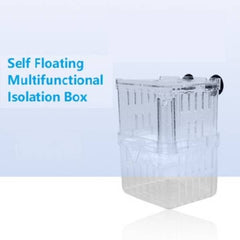 Aquarium Fish Isolation Breeder Box for Baby Fish & Shrimp 8.5x7.5x11.5cm