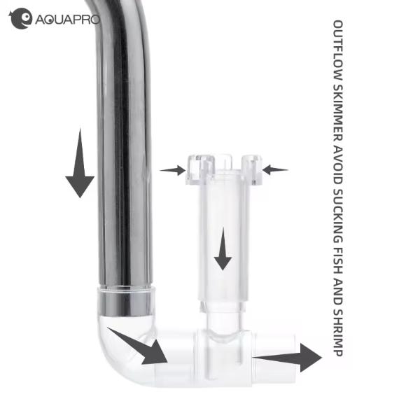 Aquapro Stainless Steel Lily Pipe Set 12mm and 16mm with Skimmer (Free Lily Out)