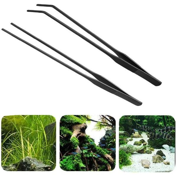 Aquapro Aquarium Straight and Curved Tweezers