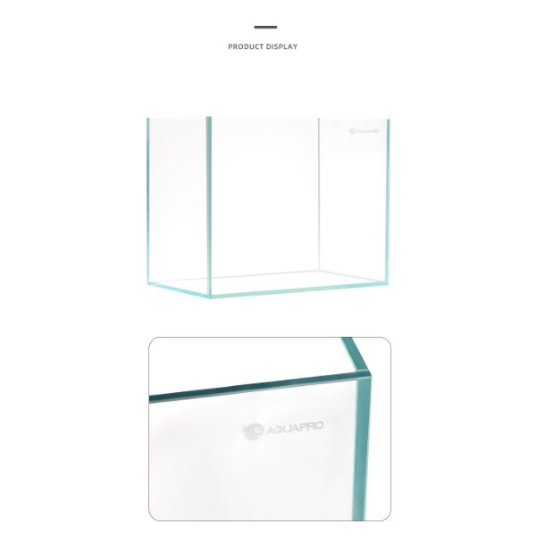 Aquapro Aquarium Ultra Crystal-Clear Glass Fish Tank with Polished Edges