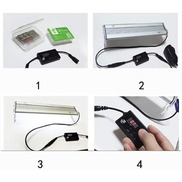 Led light timer Inlet and outlet 7x1.08x3.9 cm